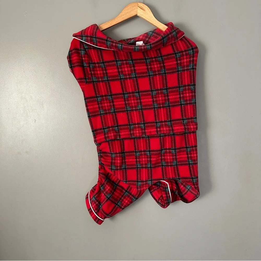 Red Plaid Dog Pajamas